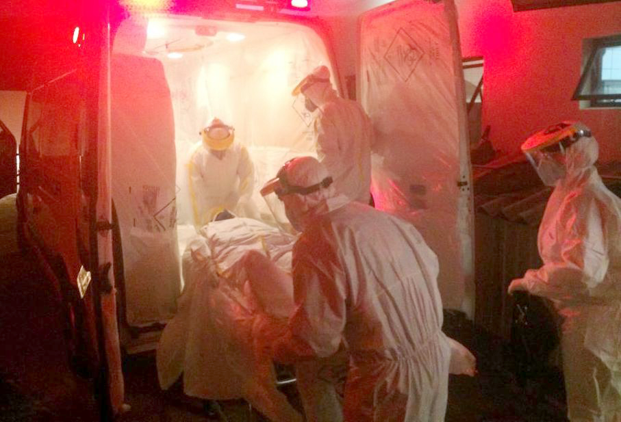 エボラ感染が疑われる男性　ブラジル