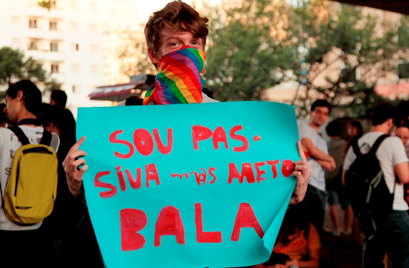 サンパウロLGBT抗議デモ