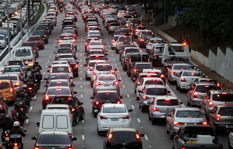 サンパウロの渋滞