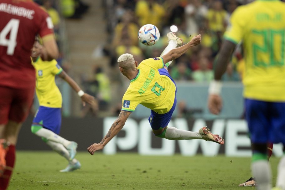 Brasil x Sérvia pelo primeiro jogo da fase de grupos da Copa do Mundo Catar 2022_Richalison_Lucas Figueiredo_CBF