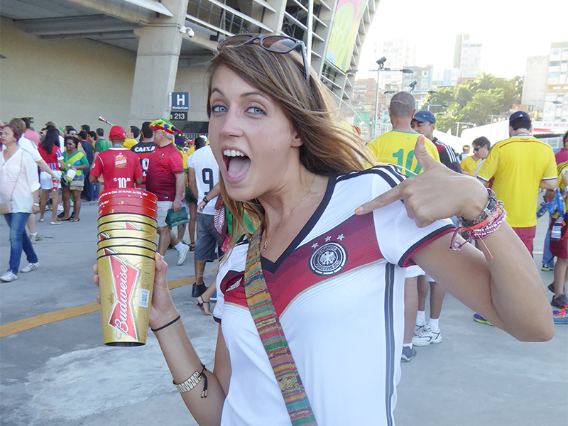 2014 ブラジルワールドカップ　スタジアムでみかけた美人サポーター5