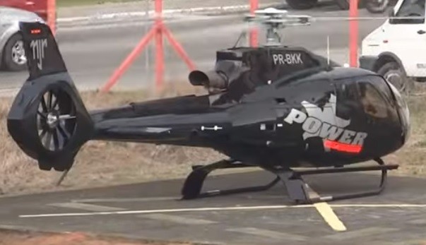 ネイマールのヘリコプター