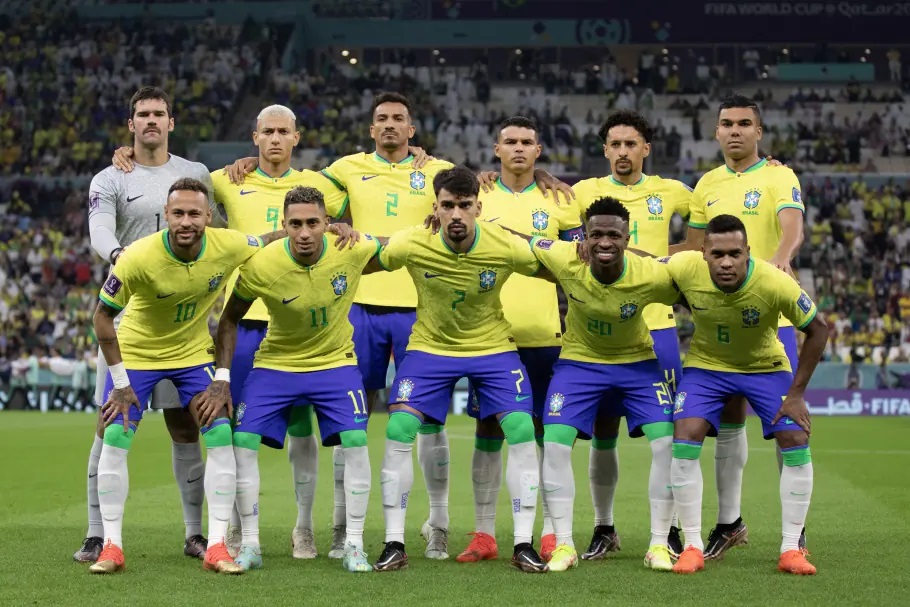 Brasil x Sérvia pelo primeiro jogo da fase de grupos da Copa do Mundo Catar 2022. Lucas Figueiredo_CBF